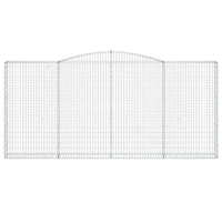 Cesto Gabbione ad Arco 400x30x180/200 cm Ferro Zincato 153529