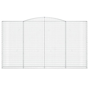 Cesto Gabbione ad Arco 400x30x220/240 cm Ferro Zincato