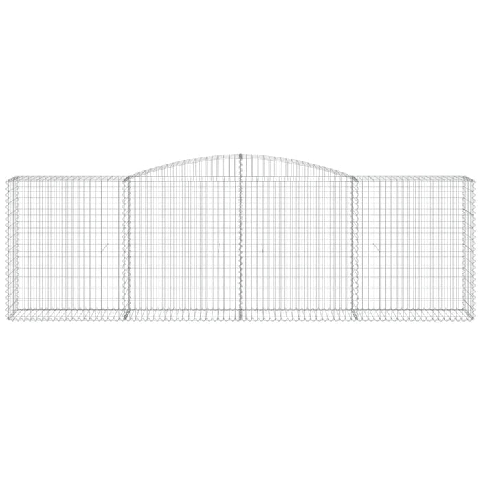 Cesto Gabbione ad Arco 400x50x120/140 cm Ferro Zincatocod mxl 79760