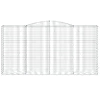 Cesto Gabbione ad Arco 400x50x200/220 cm Ferro Zincatocod mxl 105484