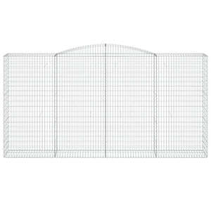 Cesto Gabbione ad Arco 400x50x200/220 cm Ferro Zincatocod mxl 105484