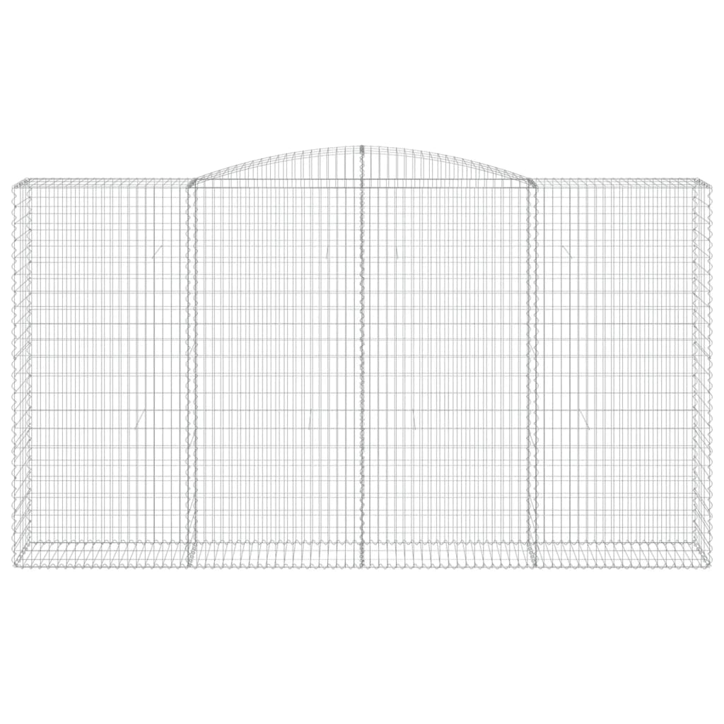 Cesto Gabbione ad Arco 400x50x220/240 cm Ferro Zincatocod mxl 81599