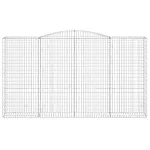 Cesto Gabbione ad Arco 400x50x220/240 cm Ferro Zincatocod mxl 81599