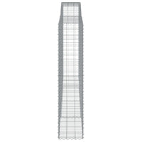 Cesto Gabbione ad Arco 400x50x220/240 cm Ferro Zincato 153541