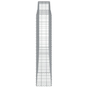 Cesto Gabbione ad Arco 400x50x220/240 cm Ferro Zincato 153541