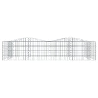 Gabbione ad Arco con Letto Rialzato 200x100x50 cm Ferro Zincato 153550