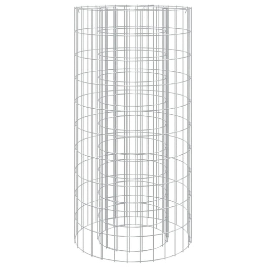 Caminetto a Gabbione Ø 50 cm Ferro Zincato 153559