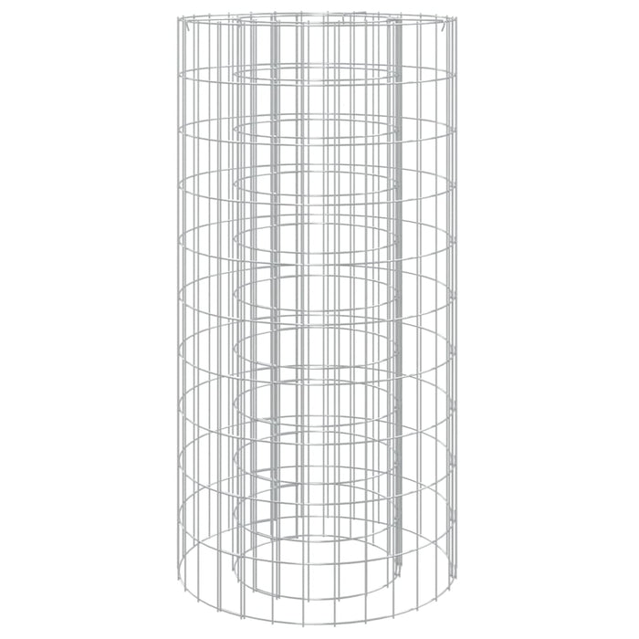 Caminetto a Gabbione Ø 50 cm Ferro Zincato 153559