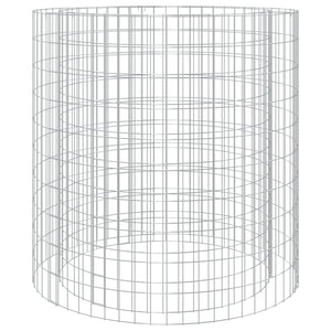 Caminetto a gabbione diametro 100 cm in ferro zincato 02_0005991