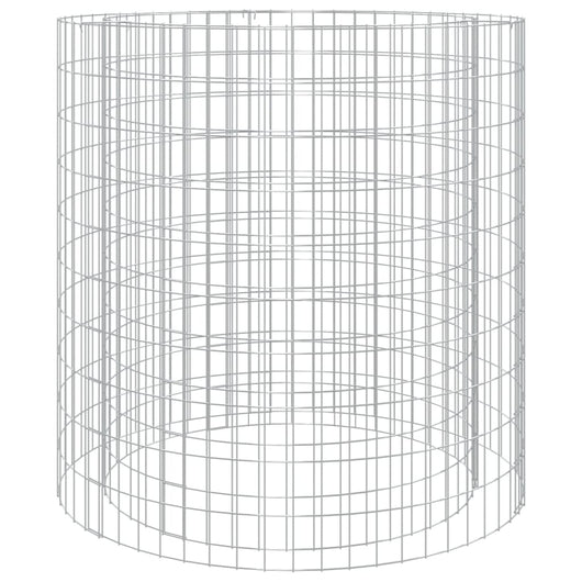 Caminetto a gabbione diametro 100 cm in ferro zincato 02_0005991