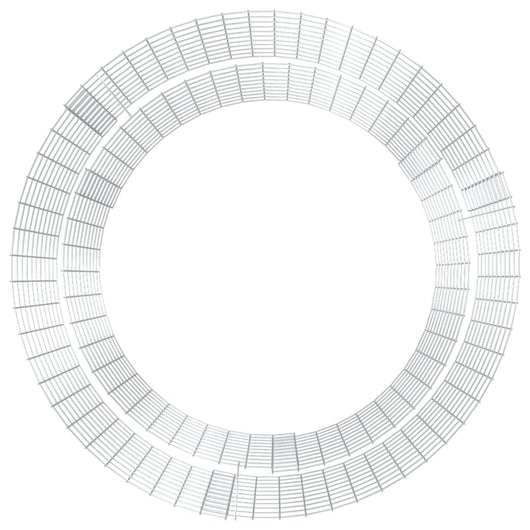 Caminetto a gabbione diametro 100 cm in ferro zincato 02_0005991