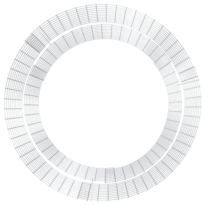 Caminetto a gabbione diametro 100 cm in ferro zincato 02_0005991