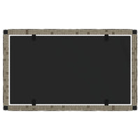 Set Divani da Giardino 4 pz con Cuscini in Polyrattan Grigio 319497