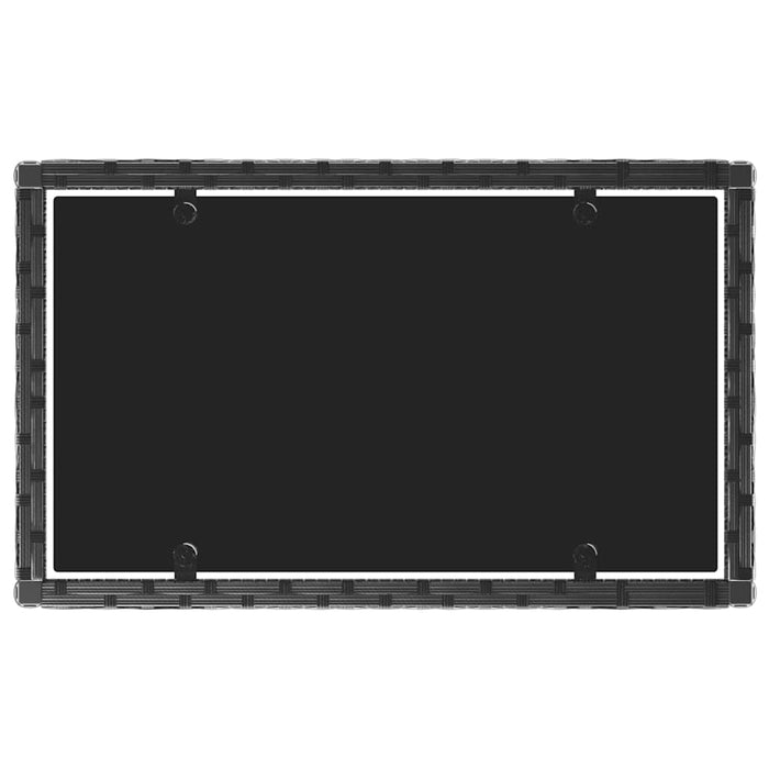 Set Divani da Giardino 4 pz con Cuscini Nero in Polyrattan 319500