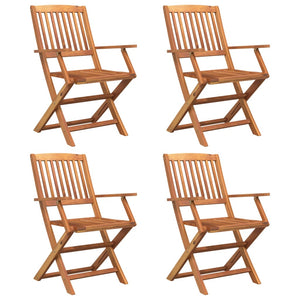 Set da Pranzo per Giardino 5 pz in Legno Massello di Acacia 3152897