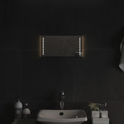 Specchio da Bagno con Luci LED 20x40 cm cod mxl 67531