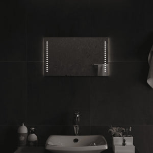 Specchio da Bagno con Luci LED 30x50 cm 3154044