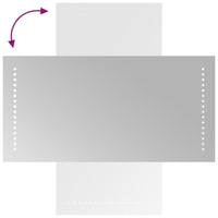 Specchio da Bagno con Luci LED 30x60 cm cod mxl 67476