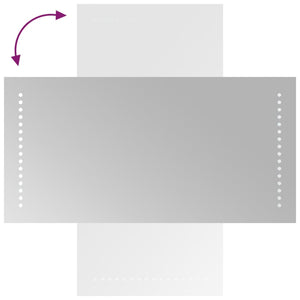 Specchio da Bagno con Luci LED 30x60 cm cod mxl 67476