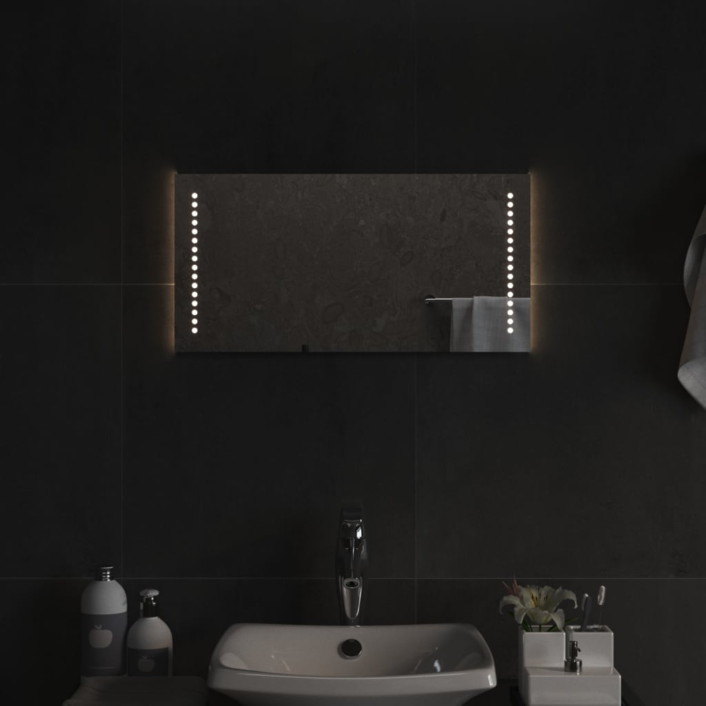 Specchio da Bagno con Luci LED-Specchio per Bagno 30x60 cm 473591