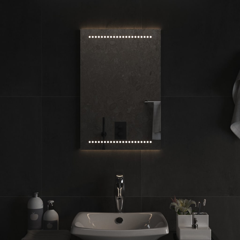 Specchio da Bagno con Luci LED 40x60 cm 3154046
