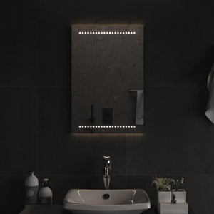 Specchio da Bagno con Luci LED 40x60 cm 3154046