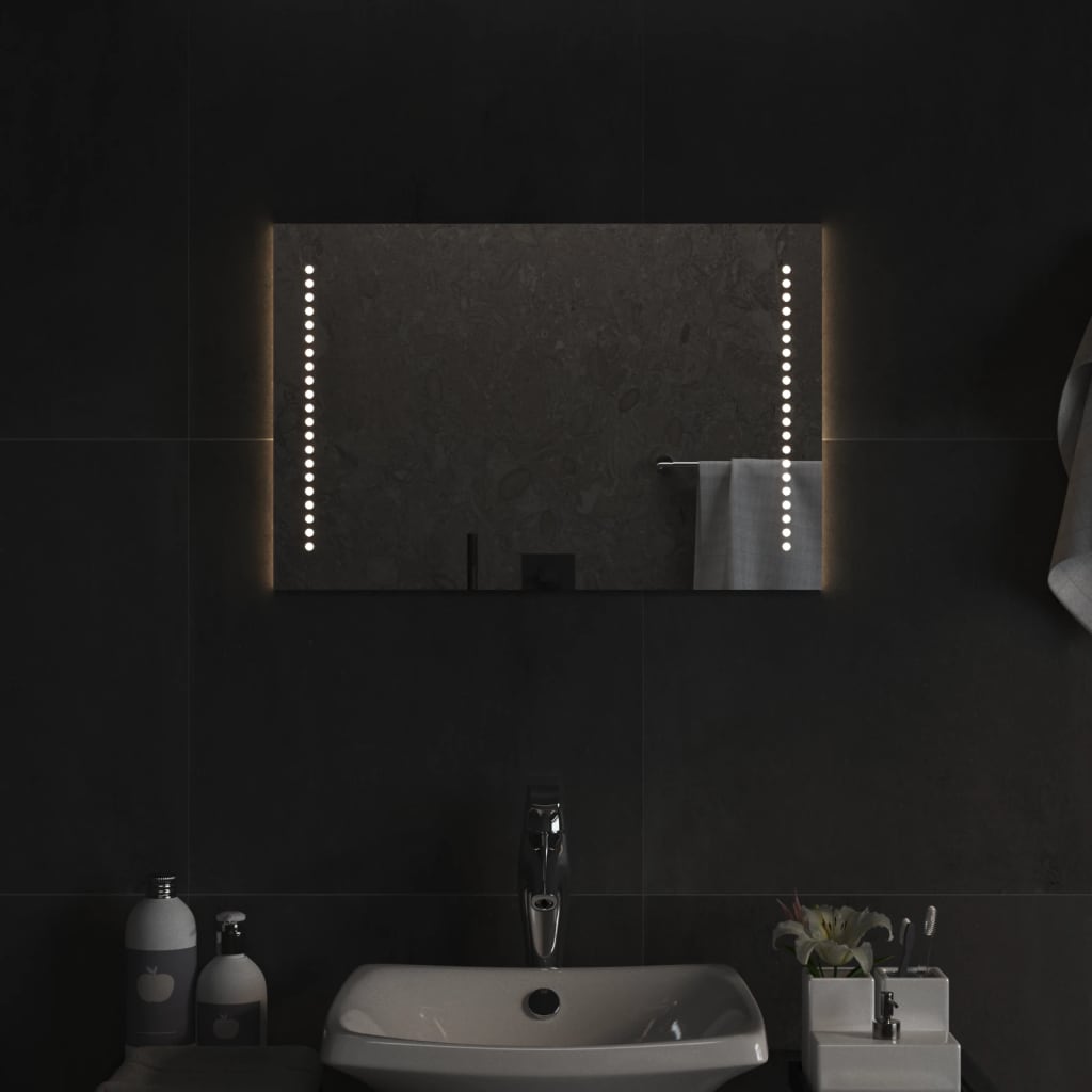 Specchio da Bagno con Luci LED 40x60 cm cod mxl 47186