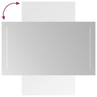 Specchio da Bagno con Luci LED 40x70 cm 3154047