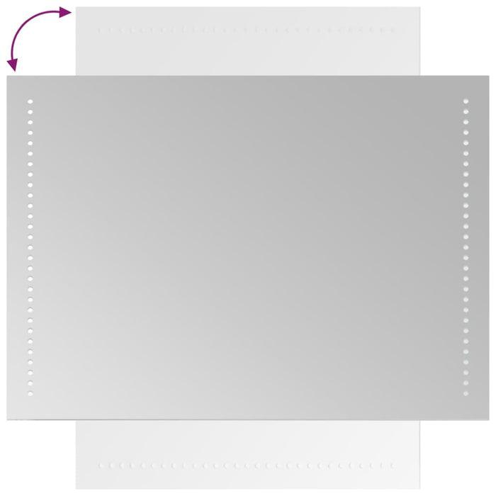 Specchio da Bagno con Luci LED-Specchio per Bagno 50x70 cm 643922