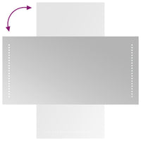 Specchio da Bagno con Luci LED 40x80 cm cod mxl 67516