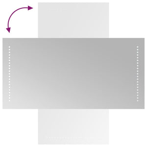 Specchio da Bagno con Luci LED-Specchio per Bagno 40x80 cm 387330