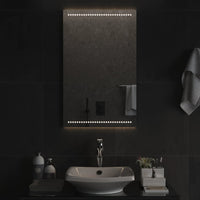 Specchio da Bagno con Luci LED-Specchio per Bagno 50x80 cm 991738