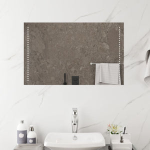 Specchio da Bagno con Luci LED 50x80 cm cod mxl 67493