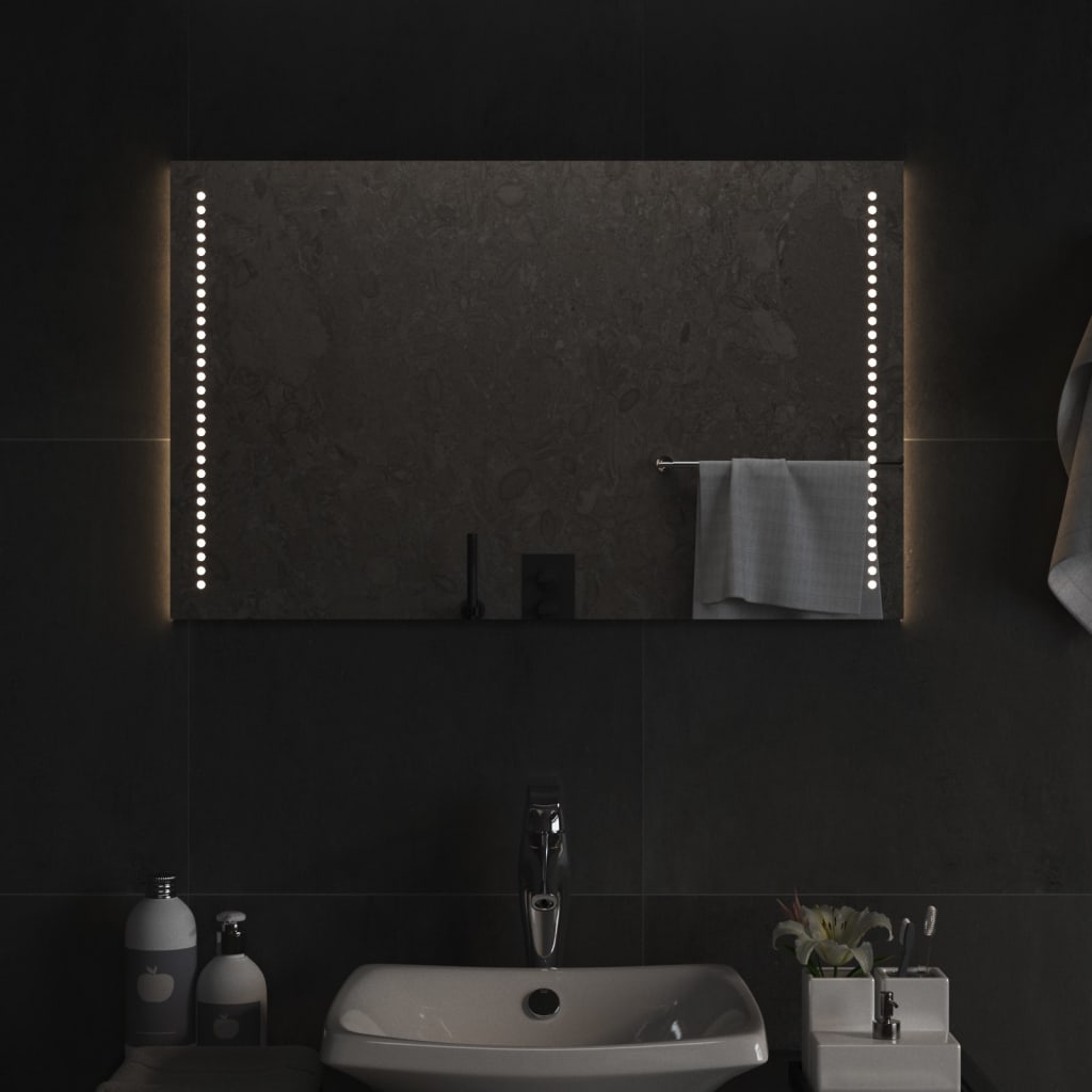 Specchio da Bagno con Luci LED-Specchio per Bagno 50x80 cm 991738