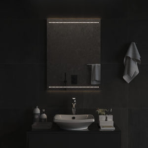 Specchio da Bagno con Luci LED 60x80 cm