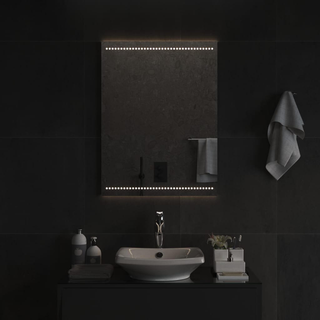 Specchio da Bagno con Luci LED-Specchio per Bagno 60x80 cm 433052