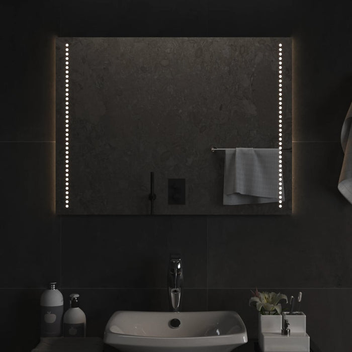 Specchio da Bagno con Luci LED 60x80 cm 3154051