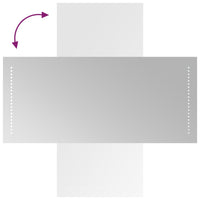 Specchio da Bagno con Luci LED 40x90 cm cod mxl 67477