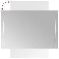 Specchio da Bagno con Luci LED-Specchio per Bagno 60x90 cm 397866