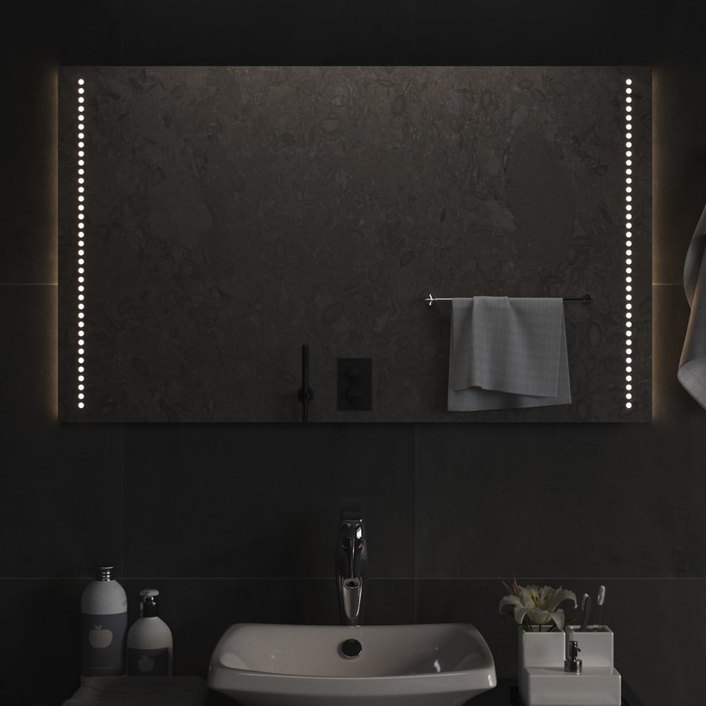 Specchio da Bagno con Luci LED-Specchio per Bagno 60x100 cm 856921