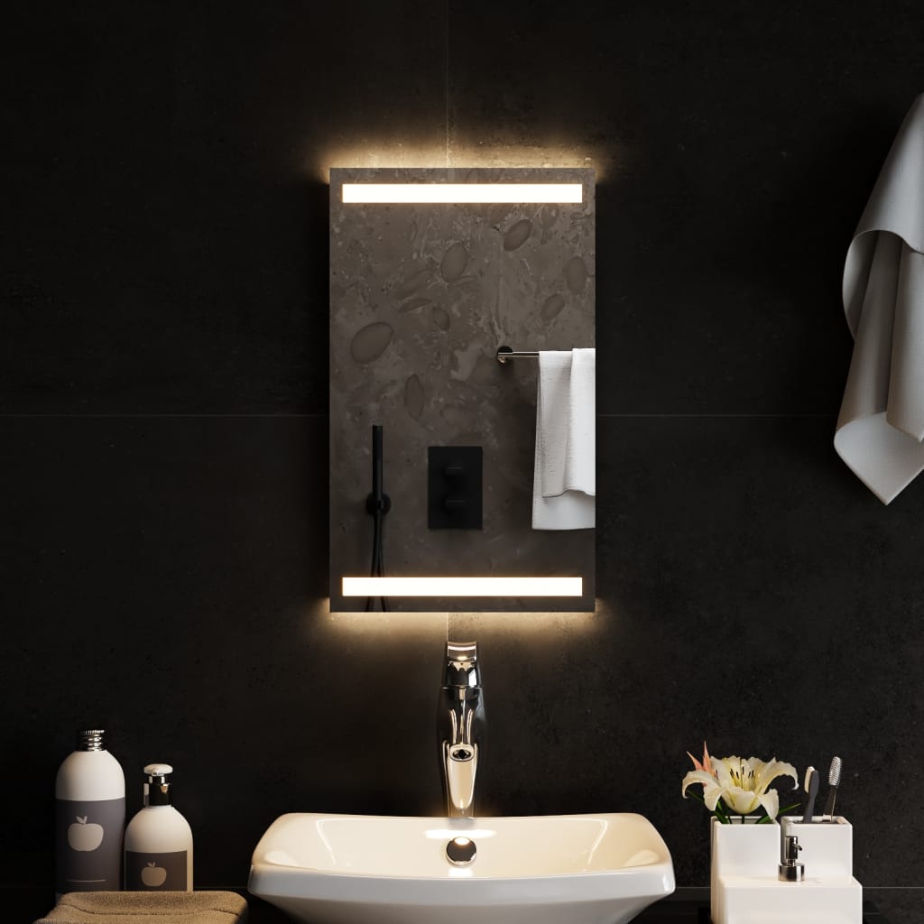 Specchio da Bagno con Luci LED 30x50 cm 3154059
