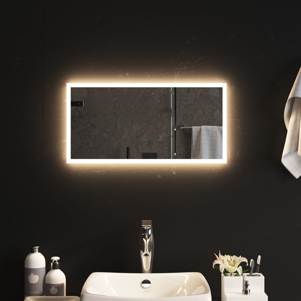 Specchio da Bagno con Luci LED-Specchio per Bagno 30x60 cm 201287