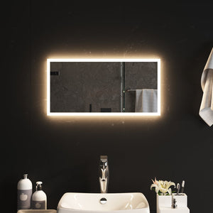 Specchio da Bagno con Luci LED 30x60 cm 3154075