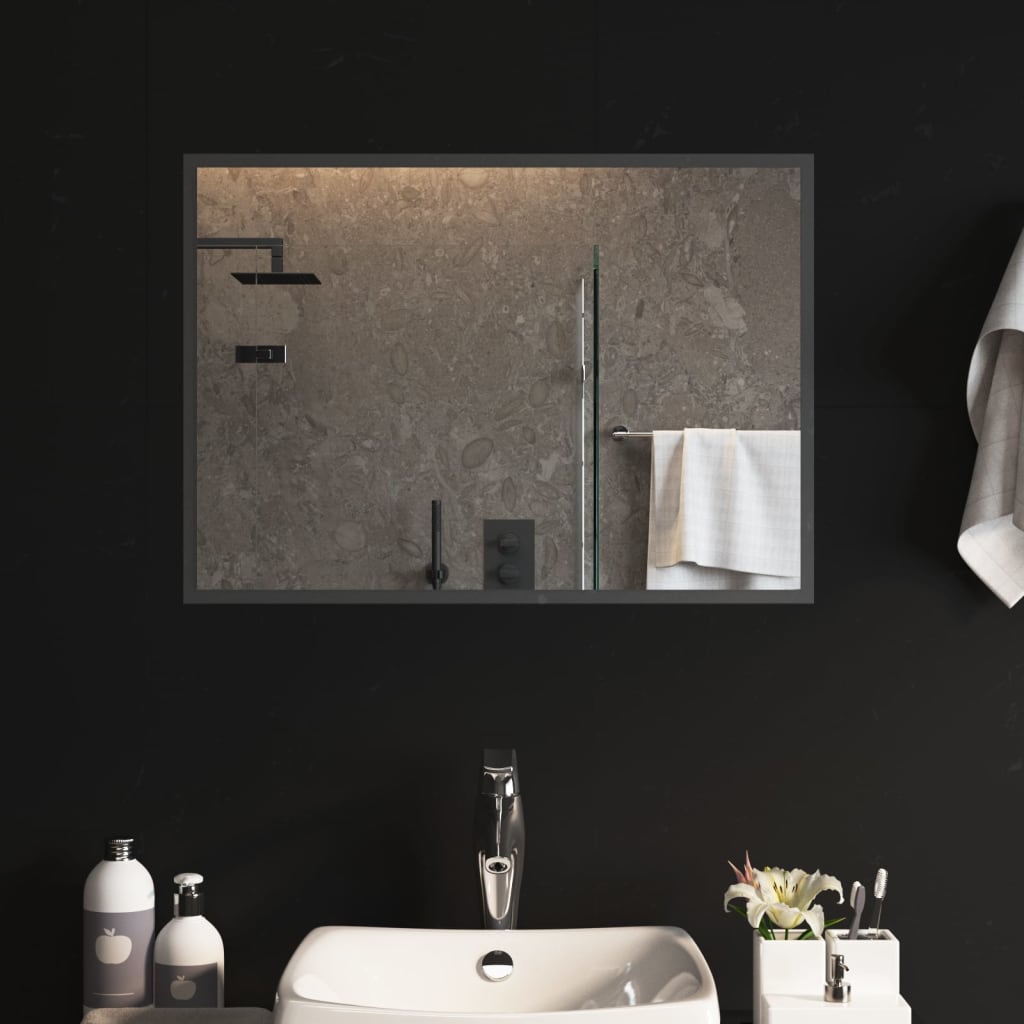 Specchio da Bagno con Luci LED 50x70 cm 3154078