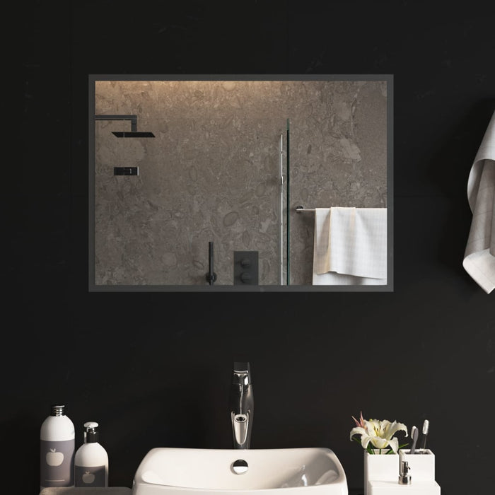 Specchio da Bagno con Luci LED 50x70 cm 3154078
