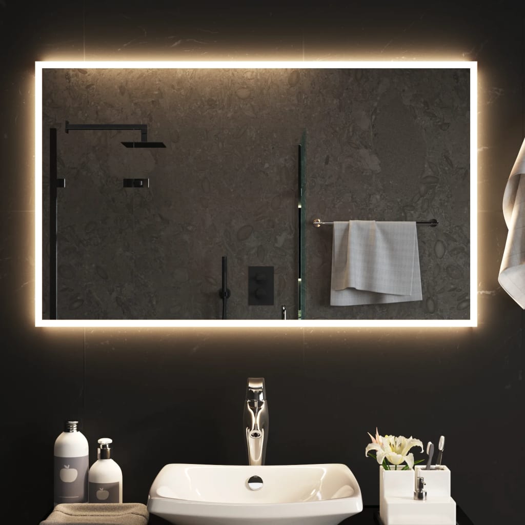 Specchio da Bagno con Luci LED 60x100 cm 3154087