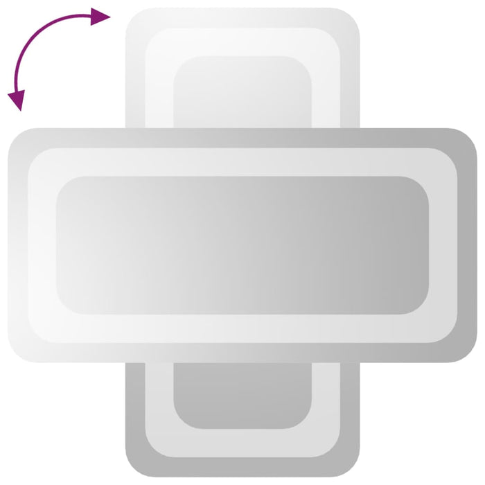 Specchio da Bagno con Luci LED 20x40 cm 3154088