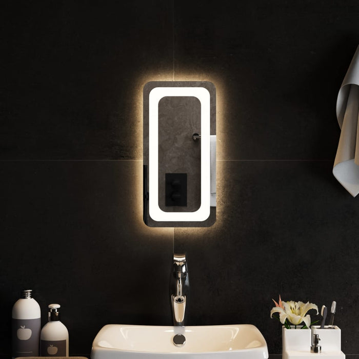 Specchio da Bagno con Luci LED 20x40 cm