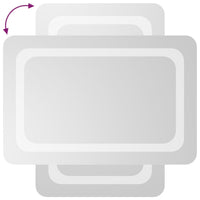 Specchio da Bagno con Luci LED 40x60 cm cod mxl 50038