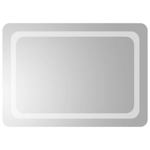 Specchio da Bagno con Luci LED 50x70 cm 3154093